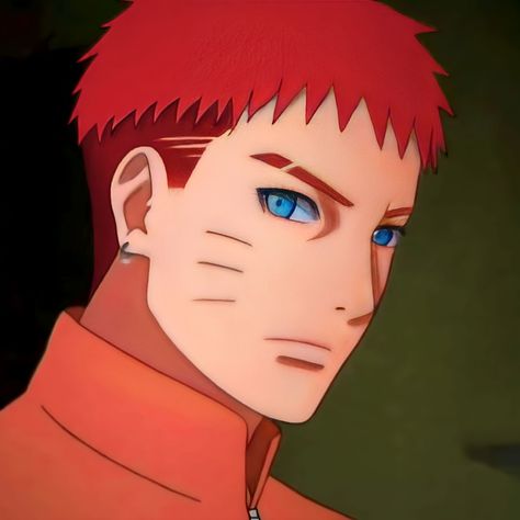 Naruto Uzumaki Red Hair, Red Haired Naruto, Naruto With Long Hair, Naruto Long Hair, Naruto Hairstyles, Red Hair Naruto, Red Hair Fade, Naruto Character Creator, Sasuke And Naruto Love