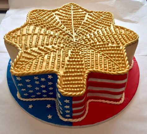 A Major promotion cake! A Chocolate cake with Vanilla Buttercream... Major Promotion Cake, Promotion Cake, Chocolate Cake With Vanilla Buttercream, Promotion Celebration, Army Cake, Military Cake, Military Party, Business Major, Promotion Party