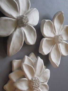 Flower Garden Wall Hanging, ceramic wildflower, blackberry and camelia art, floral art, spring, summer Ceramic Flower Wall Art, Flower Ceramics Ideas, Flower Clay Art, Pottery Flowers, Sculpture Flower, Wall Hanging Ceramic, Sculpture Art Projects, Daisy Wall, Flower Clay