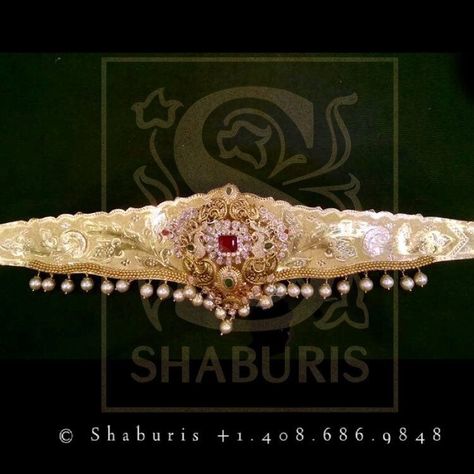 Celebration Gold Jewelry With Cut Dana, Silver Waist Belt, Diamond Vaddanam, Vanki Designs Jewellery, Gold Jewellery India, Hip Chain, Silver Indian Jewelry, Fancy Jewelry Necklace, Diamond Wedding Jewelry