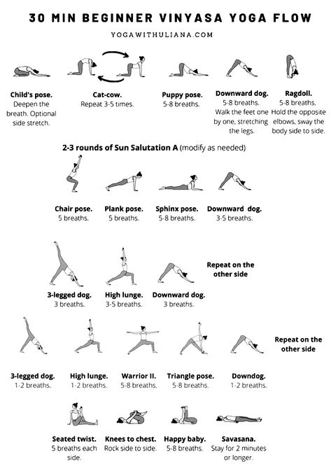 Vinyasa Yoga Sequence, Yoga Teacher Resources, Motivasi Diet, Yoga Routine For Beginners, Morning Yoga Routine, Yoga Guide, Latihan Yoga, Yoga Lessons, Daily Yoga Workout