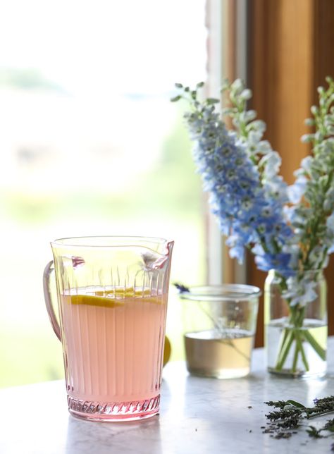 Lavender Mint Lemonade. | How Sweet It Is Lavender Lemonade Recipe, Lavender Drink, Mint Lemonade Recipe, Recipe For Summer, Summer Drinks Alcohol, Culinary Lavender, Lavender Syrup, Mint Lemonade, Lavender Lemonade