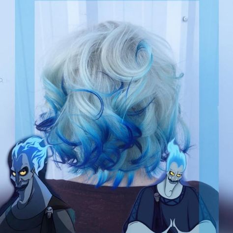 Hades Rainbow Hair Colour, Rainbow Hair Ideas, Vidal Sassoon Hair Color, 2016 Hair Trends, 2016 Hair, Space Hair, Dip Dye Hair, Vivid Hair Color, Disney Hair