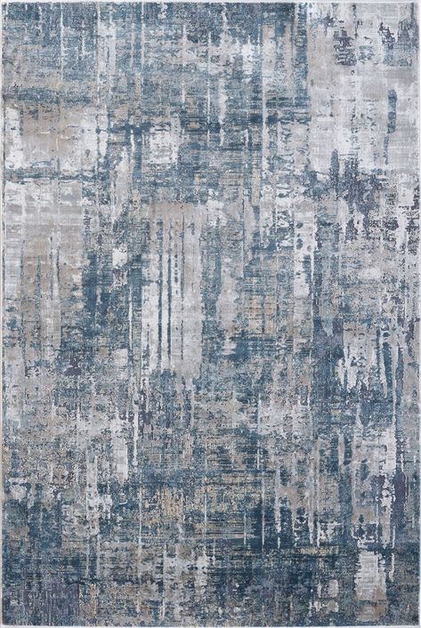 Dynamic Rugs Onyx 6878 Blue/Grey Silk Rug Room Focal Point, Dynamic Rugs, Blue Grey Rug, Grey Color Palette, Blue Carpet, Gray Rug, Grey Rug, Stair Runner Carpet, Carpet Design