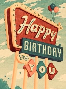 Silly Birthday Wishes, Birthday Greetings For Women, Funny Happy Birthday Messages, Happy Birthday Illustration, Happy Birthday Vintage, Happy Birthday Art, Vintage Birthday Cards, Happy Birthday Meme, Happy Birthday Pictures