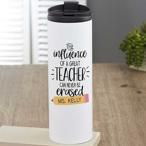 The Influence of a Great Teacher Personalized Travel Tumbler Teacher Cricut Cup, Tumbler Ideas Teacher, Tumbler For Teacher Gift, Teacher Cup Ideas, Tumblers For Teachers, Teacher Tumbler Cups Vinyl, Teacher Tumbler Cups Vinyl Funny, Cups With Vinyl Tumblers Teachers, Cup Holder Design