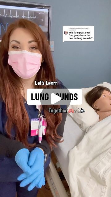 Amanda Draayer on Instagram: "🫁 Lung Sounds Made Easy

There are two main types of lung sounds:

✅ NORMAL SOUNDS
👉 Types: Tracheal, vesicular, and bronchovesicular 
🏥 Cause: Good health

❌ ABNORMAL SOUNDS

👉 Type: Fine or Coarse Crackles “Rales”
🏥 Cause: Pneumonia, heart failure

👉 Type: Wheezing
🏥 Cause: Asthma or COPD

👉 Type: Pleural Friction Rub
🏥 Cause: Inflammation of pleura

👉 Type: Rhonchi
🏥 Cause: Bronchitis or COPD

👉 Type: Stridor
🏥 Cause: Croup, epiglottitis, airway obstruction

⚠️ NCLEX Tip: Stridor is a harsh sound (seal bark) that can signal an airway obstruction and should be reported to the HCP immediately. 

Happy Studying!
XO Nurse Amanda 

#lungsounds #futurenurse #nursingnotes #nursingreview #nclexreview #nclexnotes #nclex #nclexprep #nursingschool #nursin Lung Sounds Nursing, Auscultating Lung Sounds, Smokers Lungs, Happy Studying, Nursing Videos, Nursing Skills, Lung Sounds, Breath Sounds, Heart Sounds