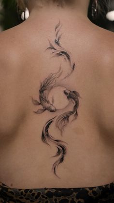 Linking Tattoos, Large Rib Tattoos For Women, Hot Tattoo Ideas, Rebirth Tattoo, Hogwarts Tattoo, Brother Tattoos, Female Tattoos, Dragon Tattoo For Women, Sketches Art