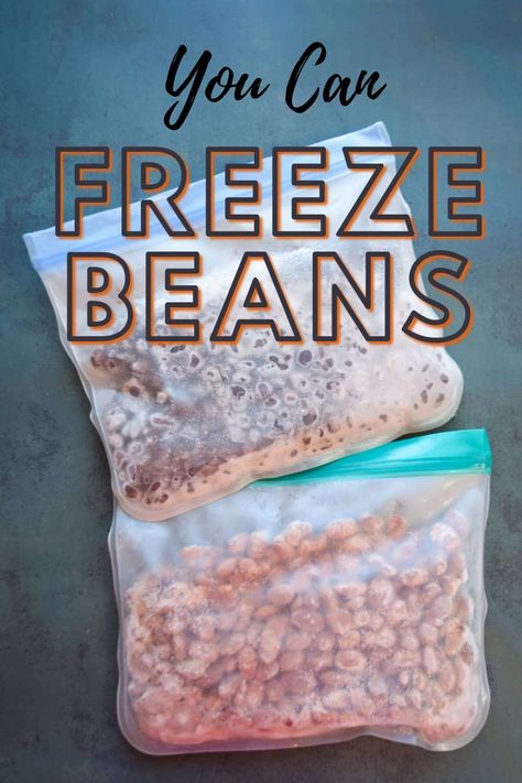 In this post, you’ll learn how to cook dried beans to perfection and freeze them for quick, delicious meals that save you time and money. Say goodbye to canned beans and hello to flavor and freshness! Bean Seasoning, Cook Dried Beans, Freeze Beans, Homemade Beans, Quick Delicious Meals, Cooking Dried Beans, Pork N Beans, Ham And Beans, Dry Beans