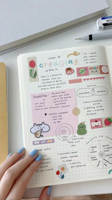 Korean Journal Aesthetic, Bullet Journal Paper, Bulletin Journal Ideas, Pretty Journals, Bullet Journal Mood, Bullet Journal Aesthetic, Bullet Journal Diy, Cute Journals, Bullet Journal Design Ideas