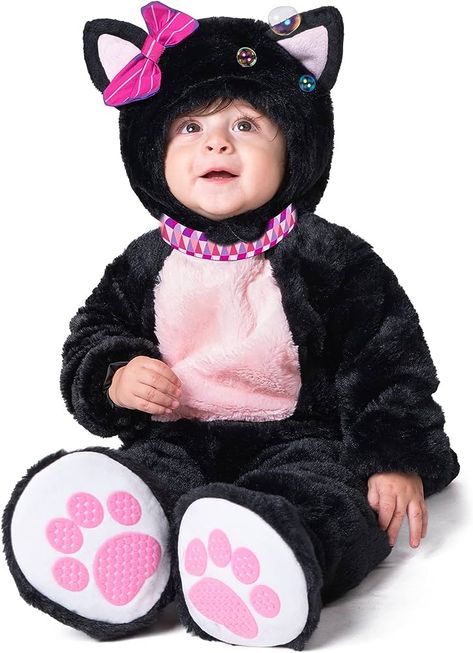 Amazon.com: Spooktacular Creations Baby Girl Black Kitten Costume Baby Cat Costume for Toddler Baby Unisex Infants Halloween Costume for Dress Up Party : Clothing, Shoes & Jewelry Baby Cat Costume, Kitten Costume, Cute Cat Costumes, Kitten Costumes, Baby Girl Black, Toddler Fancy Dress, Cat Costume, Dressup Party