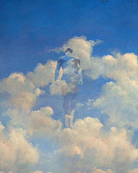 Surrealistic Art, Surealism Art, Andy Goldsworthy, Consciousness Art, Surrealism Painting, Fantasy Paintings, Human Art, Ethereal Art, In The Clouds