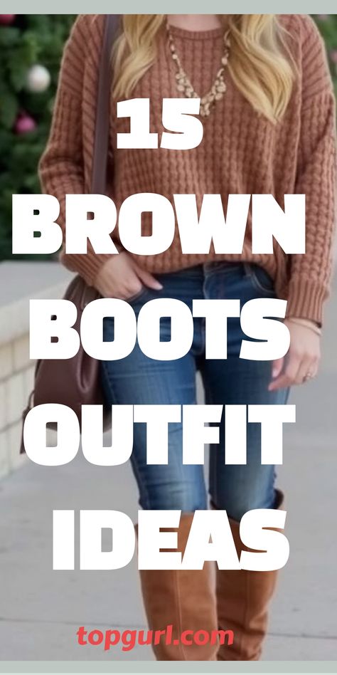 Brown Boots Outfit Ideas Brown Boots With Skirt Outfit, Brown Lace Up Boots Outfit How To Wear, Brown Dress White Boots, Mid Calf Slouch Boots Outfit, Jeans And Long Boots Outfit, Leggings And Brown Boots Outfit, Riding Boots Outfit For Work, Franco Sarto Boots Outfit, Midi Dress And Boots Outfit Winter