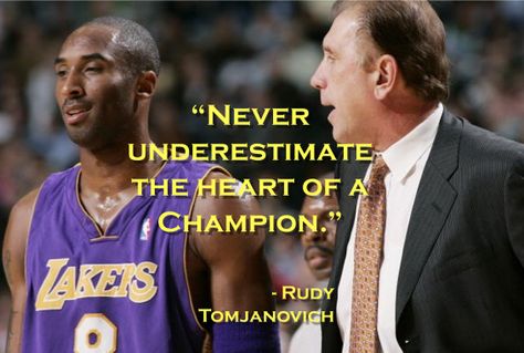 "Never underestimate the heart of a champion."  -- Rudy Tomjanovich    http://www.youth1.com/ Heart Of A Champion, Never Underestimate, Quote Of The Day, Target, Baseball Cards, Quotes, Quick Saves