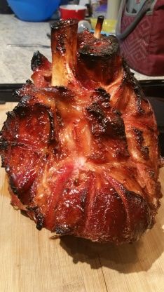 This recipe is from Cook's Country.  I have never tried a recipe from them that is not perfect! Glaze For Country Ham, Dr Pepper Ham Oven, Dr Pepper Ham Crockpot, Dr Pepper Ham Glaze, Ip Ham, Dr Pepper Ham Glaze Recipe, Whole Ham Recipes, Dr Pepper Glaze, Dr Pepper Ham