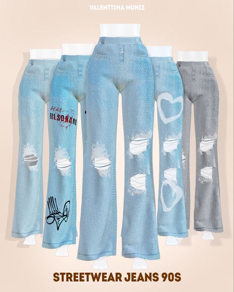 Sims 4 Cc Stacked Jeans, Sims 5 Cc Clothes, Mods Sims 4, Sims 4 Patreon, Sims 4 Tsr, Sims 4 Cas Mods, Cc Folder, Sims 4 Cc Kids Clothing, The Sims 4 Pc