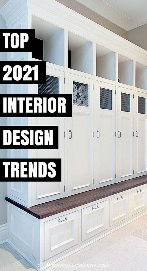 GREAT list of the most popular home decor trends for 2021. This will definitely provide inspiration for getting your interiors updated with the latest styles. | Home Decor Ideas 2021 Home Decor Trends, 2021 Interior Design Trends, Zen Bathrooms, Popular Home Decor, Latest Decorating Trends, High Point Furniture Market, Design Motivation, Latest Interior Design Trends, Interior Decorating Tips