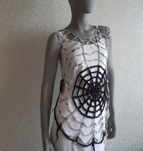 Women's Spider Web Halloween Clothing Size L Goth Halloween Costume Mesh Top, Vest Goth Halloween Costume, Goth Halloween, Halloween Clothing, Halloween Spider Web, Spider Web, Halloween Outfits, Clothes Outfits, Womens Clothing Tops, Mesh Top