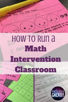 Math Interventionist, Math Intervention Activities, Intervention Teacher, Math Rti, Intervention Classroom, Design Learning, Math Lab, Math Coach, Middle School Math Classroom