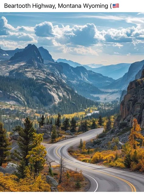 Beartooth Highway, Glacier National Park Montana, Glacier National, Glacier National Park, Wyoming, Montana, Beautiful Landscapes, Places To See, Places To Travel