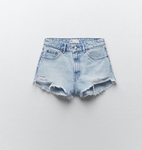 Preppy Denim Shorts, Wishlist Clothes, Zara Jean Shorts, Jean Shorts Outfit, Jean Zara, Casual Preppy Outfits, Cute Preppy Outfits, Shorts Outfit, Diy Couture