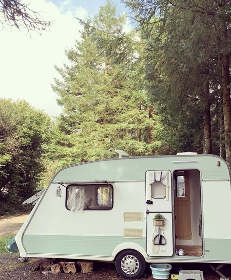 #cocothedevoncaravan Caravan Makeover, Caravan, Camping, Van