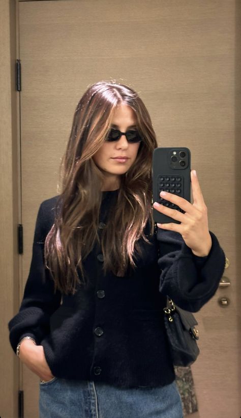 Coastal Connecticut, Fashion Mirror, Jenni Kayne, Mirror Pic, Style Fall, Ig Stories, Brunette Hair, Fall Style, Paloma