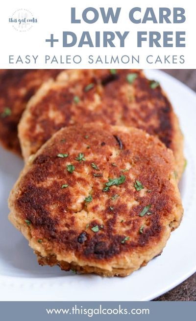 The easiest 11-minute Salmon Cakes you’ll ever make! These paleo salmon cakes are made with canned salmon, paleo mayo, spices, and almond flour! Serve them as an appetizer or with your favorite vegetable recipe for a complete healthy lunch or dinner. Click through now to grab this recipe. #dairyfreerecipes #dairyfreedinner Low Fodmap Salmon Recipes, Canned Salmon Cakes, Paleo Salmon Cakes, Easy Salmon Cakes, Canned Salmon Recipes, 30 Minute Meals Healthy, Healthy Salmon, Dairy Free Dinner, Salmon Seasoning