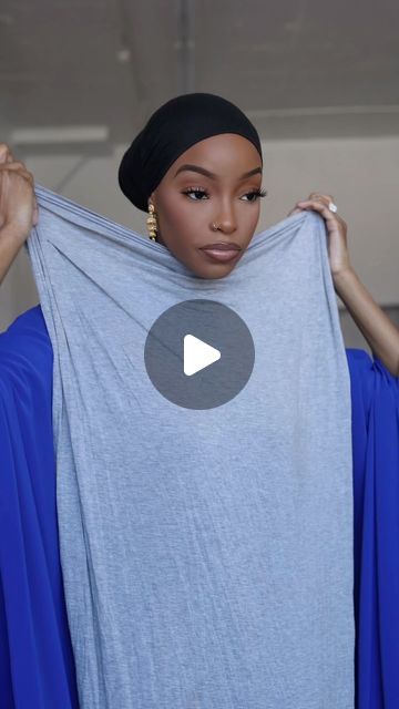 Hijab Wrapping Styles, Face Cover Hijab Tutorial, Head Covering Styles, How To Tie Hijab Scarf Without Pin, Jersey Scarf Hijab Tutorial, Hijab With Earrings, Under Scarf Hijab Head Coverings, Jersey Hijab Tutorial, Hijab Tutorial Without Inner Cap