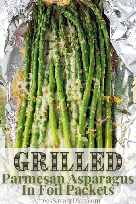 Parmesan Grilled Asparagus Best Asparagus Recipe, Grilled Asparagus Recipes, Parmesan Asparagus, Fresh Asparagus, Grilled Asparagus, Asparagus Recipe, Cooking On The Grill, Grilled Vegetables, Veggie Dishes