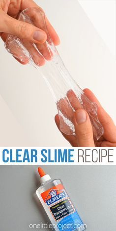 Clear Slime Recipe, Diy Clear Slime, Slime Recipe Videos, Free Christmas Crochet Patterns, Free Christmas Crochet, One Little Project, Clear Glue Slime, Socks Ideas, Fluffy Slime Recipe