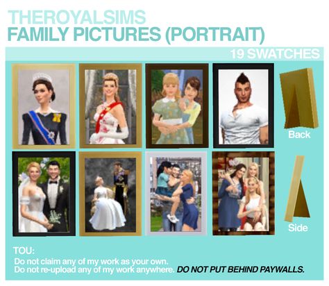 Sims Family, Sims 4 Hair Male, Royal Family Portrait, Sims 4 Cas Mods, Sims 4 Family, Play Sims 4, Sims 4 Bedroom, Family Portrait Poses, The Sims 4 Packs