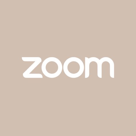 Zoom Icon Aesthetic, Zoom App Icon, Icon Aesthetic Beige, Zoom Icon, Ipad Organization, App Organization, Widget Smith, Icon Changer, Brown Icons