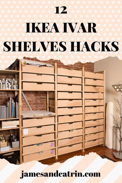 Ikea Upcycling, Ikea Ivar Shelves, Ikea Decor Hacks, Ikea Bed Slats, Ivar Regal, Ikea Pantry, Ikea Organization Hacks, Best Ikea Hacks, Ikea Desk Hack