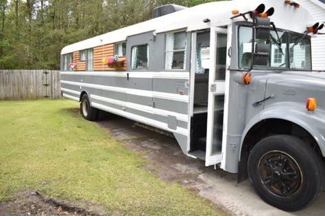 Remodeled School Bus, Renovated School Bus, Bus Exterior, School Bus Rv Conversion, Skoolie For Sale, Bus Conversion For Sale, Bus Rv Conversion, School Bus Camper, School Bus Tiny House