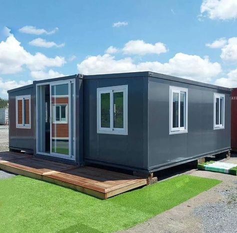 Folding House, Tiny House Kits, Backyard Guest Houses, Guard House, Grade 10, Casa Container, Prefabricated Houses, Portable House, Tiny Cabin