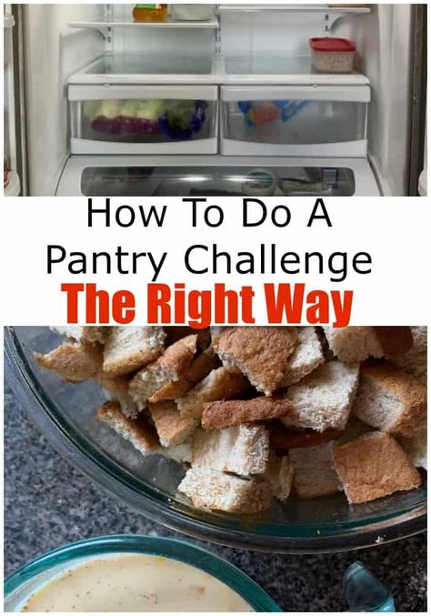 Pantry Challenge Recipes, Pantry Challenge, Family Meal Prep, Homemade Oatmeal, Cooking Challenge, Right And Wrong, Homemade Yogurt, Bariatric Recipes, Food Challenge