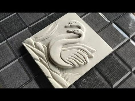 How to Make Plaster Carving EASY & SIMPLE "relief work" (Duck Birds) CARVING. - YouTube Plaster Of Paris Carving, Plaster Carving, How To Make Plaster, Duck Bird, Plaster Of Paris, Carving Art, Carving, Birds, Paris