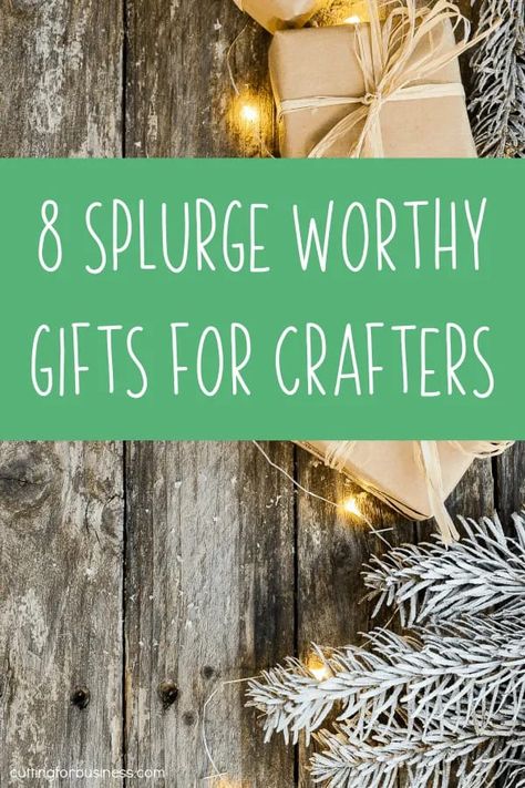 8 Splurge Worthy Gifts for Crafters - Silhouette - Cricut - Glowforge - by cuttingforbusiness.com. Gifts For Crafters, File Binder, Power Tool Set, Personalized Letters From Santa, Dream Items, Christmas Elves, Crafter Gift, Work Boxes, Glitter Ornaments