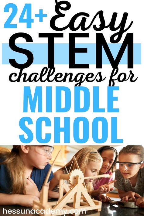 Steam Projects Middle School, Art Projects For Middle Schoolers, Stem Challenges Middle School, Easy Stem Challenges, Stem Projects Middle School, Stem Activities Middle School, Math Stem Activities, Challenge For Teens, School Thoughts