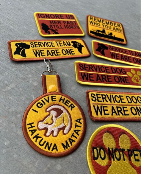 Themed Service Dog Gear, Small Service Dog Vest, Cute Service Dog Vest, Dog Vest Pattern, Gear Template, Dog Leash Diy, Vest Ideas, Psychiatric Service Dog, Service Dog Patches