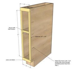 Vanilla Kitchen, Diy Kitchen Projects, Cheap Kitchen Cabinets, Cabinet Plans, Cheap Kitchen, Base Cabinet, Kitchen Cabinet Organization, Diy Kitchen Cabinets, Diy Cabinets