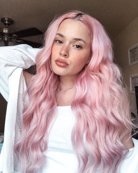 Long Pastel Pink Hair, Bubblegum Hair, Pastel Hair Color Ideas, Bubblegum Pink Hair, Long Pink Hair, 2024 Clothes, Doing Hair, Pink Hair Color, Medium Hair Color