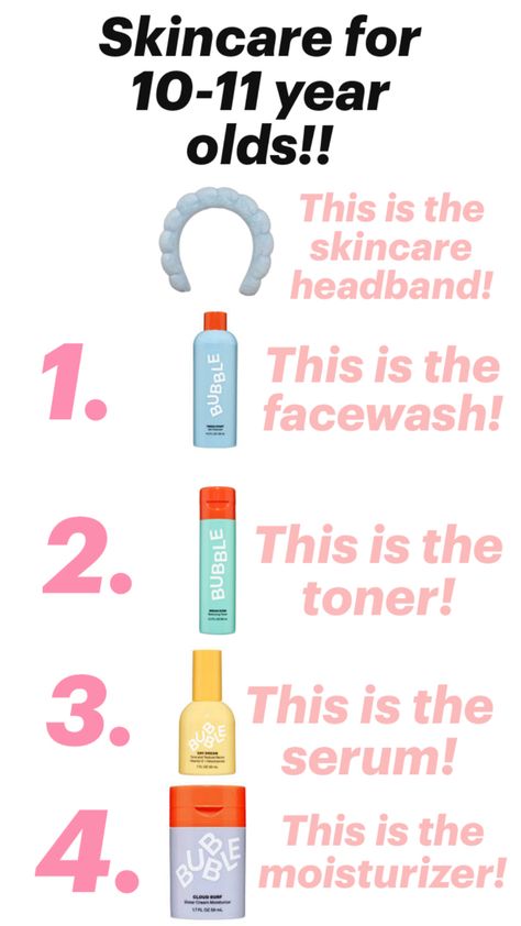 This is easy skincare for 10-11 year olds or a different age!! If you would like you could add in an under the eye serum!! Easy Skincare, Eye Serum, The Eye, Like You, Serum, Skin Care, Skin