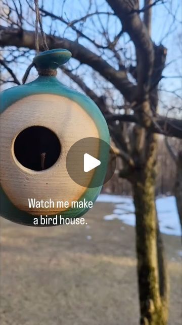 Bird House Ceramics, Pottery Birdhouses Handmade, Bird House Clay, Ceramic Bird Houses Handmade, Bird House Pottery, Clay Bird Houses, Throwing Clay, Handmade Birdhouses, Ceramic Birdhouse