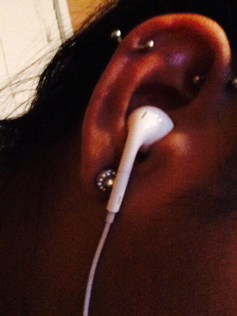 Industrial mistake now separate piercings. Industrial Piercing, Piercings, Electronic Products