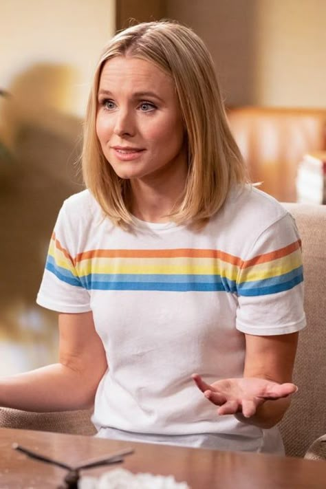 Here’s What We Know About Eleanor, Chidi, and Season 4 of The Good Place The Witcher Series, Kristen Bell, Everything Is Fine, Celebrity Outfits, Tv News, New Series, Season 4, White T, Serie Tv