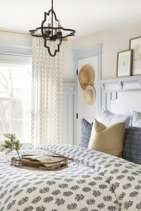 Bria's Guest Bedroom Refresh for Fall | Bria Hammel Interiors Gentle Gray, Fresh Bedding, Bedroom Decoration Ideas, Bedroom Oasis, Fall Bedroom, White Paint Colors, Bedroom Refresh, Shop Interiors, Bedroom Decoration