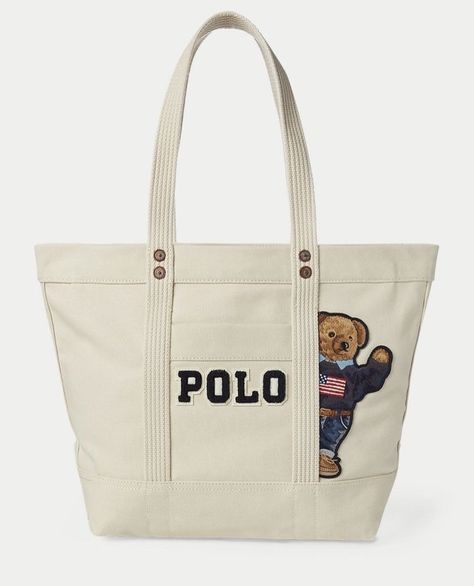 Polo Tote Bag, Polo Bag, Ralph Lauren Bag, Ralph Lauren Tote, Mode Turban, Ralph Lauren Bags, Digital Closet, Girly Bags, Polo Bear