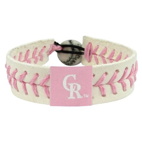 New! Colorado Rockies Bracelet Pink Baseball #ColoradoRockies Rockies Baseball, Team Bracelets, Baseball Bracelet, Red Sox Baseball, Baseball Women, Red Bracelets, Seattle Mariners, Rope Necklace, Pink Bracelet